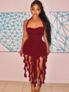 Halter Neck Bodycon Mini Dress