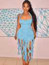 Halter Neck Bodycon Mini Dress