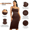 Ribbed Built In Bra Bodycon Midi Dress
