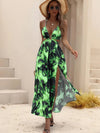 Floral Print Tie Back Cami Dress