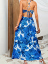 Floral Print Tie Back Cami Dress